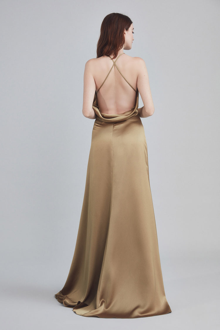 Felicia, dress from Collection Bridesmaids by Amsale, Fabric: fluid-satin