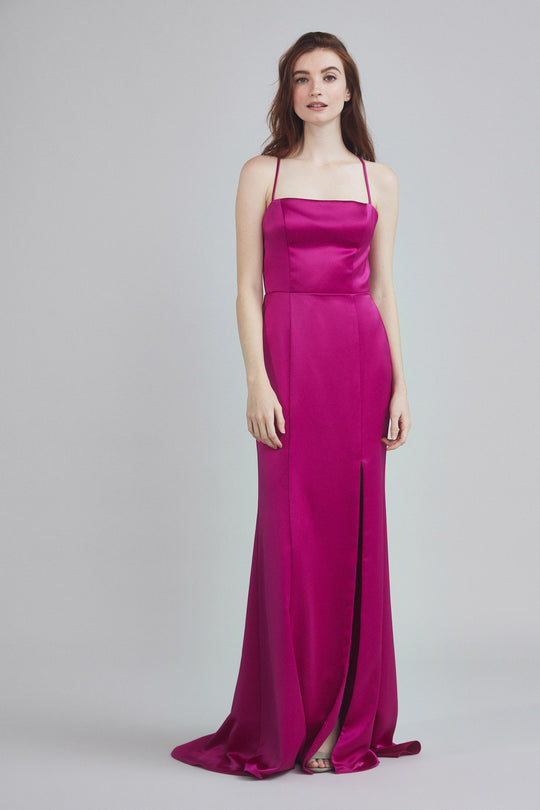 Nakai, $300, dress from Collection Bridesmaids by Amsale