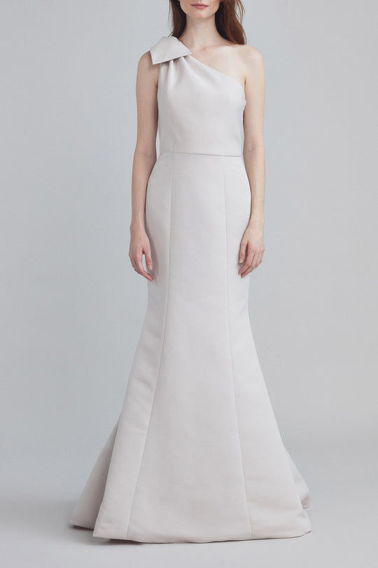 Sierra, $300, dress from Collection Bridesmaids by Amsale, Fabric: faille