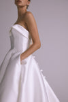 Ada, dress from Collection Bridal by Amsale, Fabric: silk-magnolia