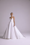 Baker, dress from Collection Bridal by Amsale, Fabric: silk-magnolia