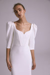 Emiko, dress from Collection Bridal by Amsale, Fabric: stretch-fluid-crepe