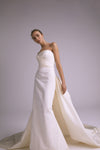 Este, dress from Collection Bridal by Amsale, Fabric: silk-faille