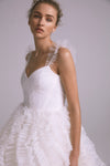 Kahlo, dress from Collection Bridal by Amsale, Fabric: faille