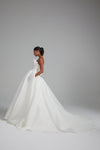 Lark, dress from Collection Bridal by Amsale, Fabric: gazar