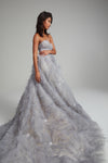 Meredith, dress from Collection Bridal by Amsale, Fabric: organza