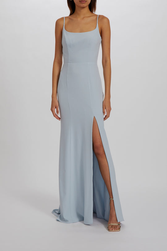 Beatrix, $300, dress from Collection Bridesmaids by Amsale, Fabric: crepe