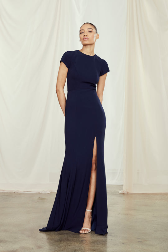 Harlee, $300, dress from Collection Bridesmaids by Amsale, Fabric: crepe