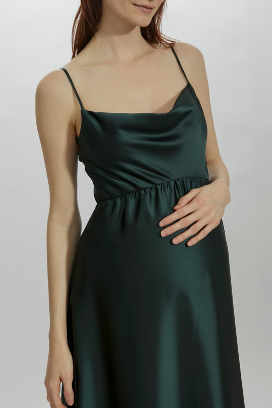 Pauline - Maternity Dress, $300, dress from Collection Bridesmaids by Amsale, Fabric: fluid-satin