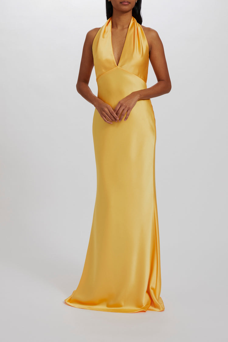 Samile, dress from Collection Bridesmaids by Amsale, Fabric: fluid-satin
