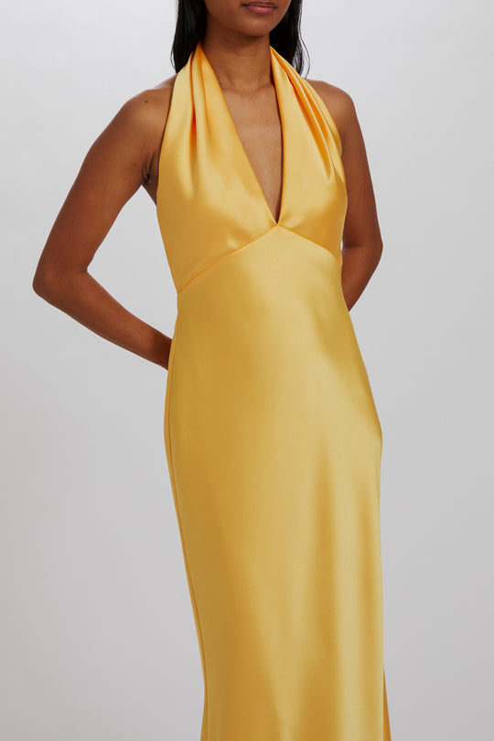 Samile, $300, dress from Collection Bridesmaids by Amsale, Fabric: fluid-satin