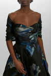 P478J - Blue-Green-Multi, dress by color from Collection Evening by Amsale