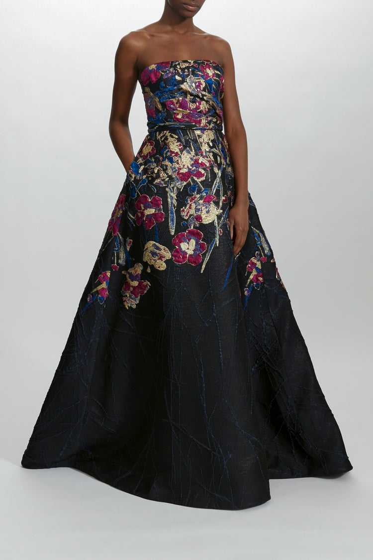 P482 - Bronze, dress by color from Collection Evening by Amsale