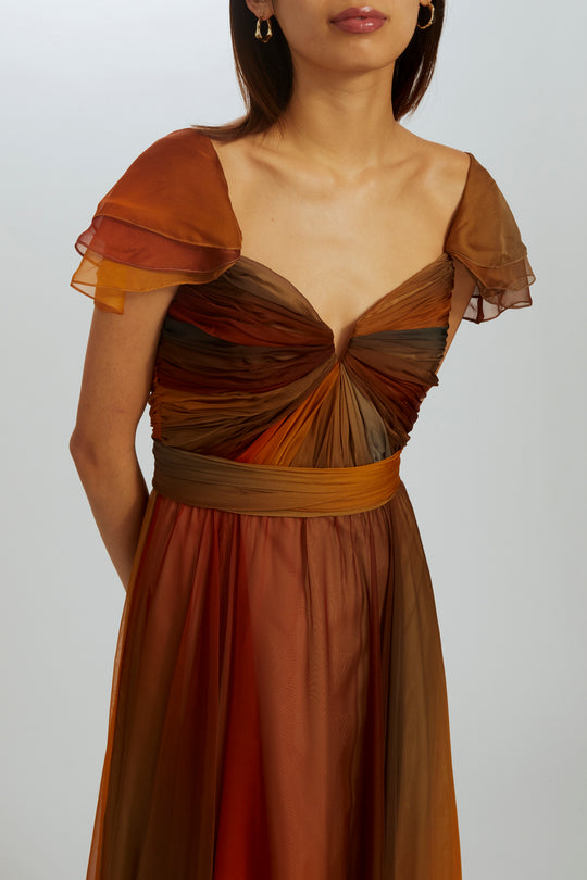P515 - Ombré Chiffon Gown, $2,200, dress from Collection Evening by Amsale, Fabric: ombre-chiffon