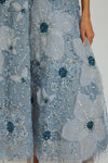 P545 - Ice-Blue-Multi, dress by color from Collection Evening by Amsale