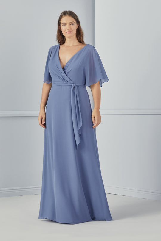 Ava, $270, dress from Collection Bridesmaids by Amsale, Fabric: flat-chiffon