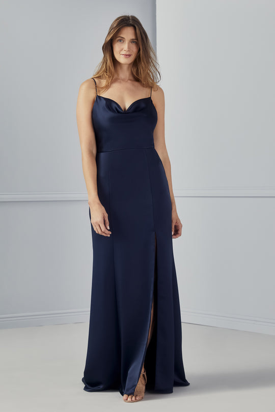 Chloe, $300, dress from Collection Bridesmaids by Amsale, Fabric: fluid-satin