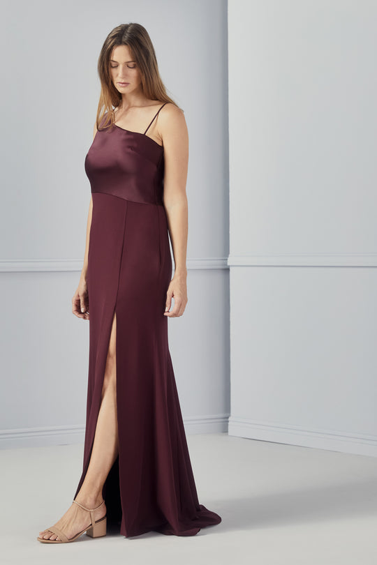 Sinead, $300, dress from Collection Bridesmaids by Amsale, Fabric: fluid-satin
