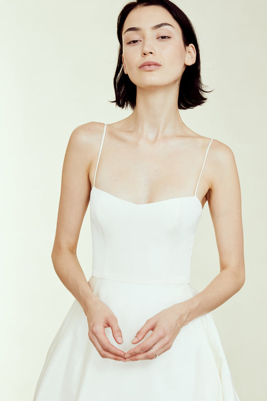 Ryder, $5,500, dress from Collection Bridal by Amsale