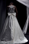 Sable, dress from Collection Bridal by Amsale, Fabric: faille