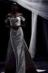 Juniper, dress from Collection Bridal by Amsale, Fabric: faille