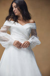 Amara, dress from Collection Bridal by Nouvelle Amsale, Fabric: organza
