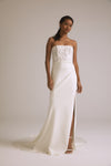 Elton, dress from Collection Bridal by Nouvelle Amsale, Fabric: floral-embroidered-tulle-and-scuba-crepe