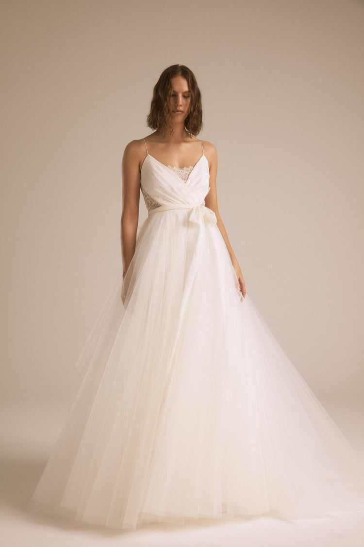 Penny, dress from Collection Bridal by Nouvelle Amsale, Fabric: silk-chiffon