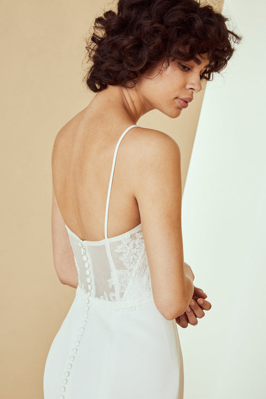 Millie, $2,295, dress from Collection Bridal by Nouvelle Amsale