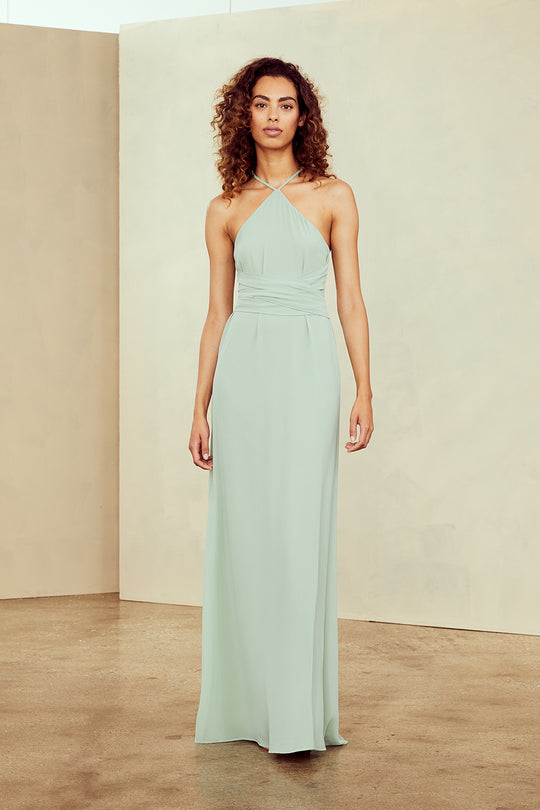 Fae, $190, dress from Collection Bridesmaids by Nouvelle Amsale, Fabric: flat-chiffon