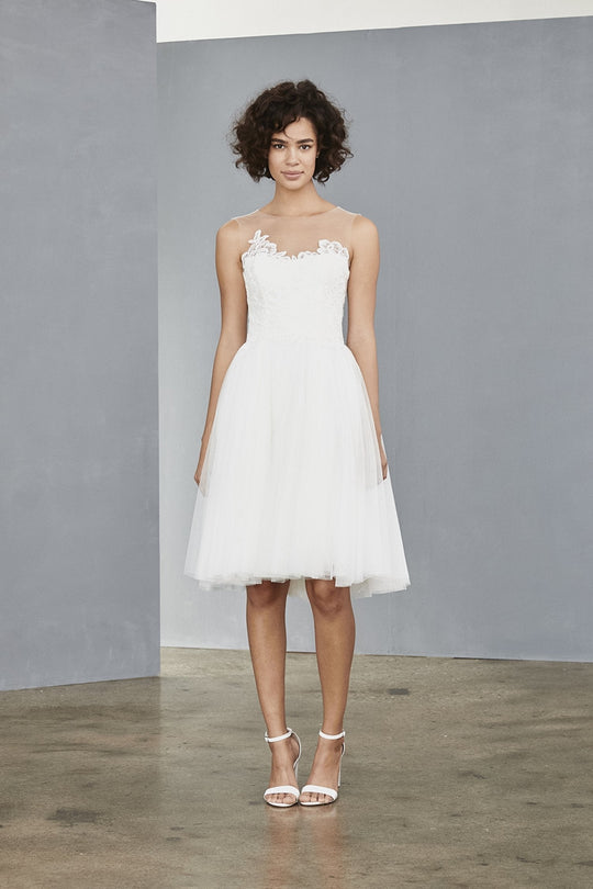 LW137 - Soft Tulle Dress, $595, dress from Collection Little White Dress by Amsale