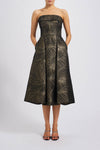 P733 - Black-Gold, dress by color from Collection Evening by Amsale