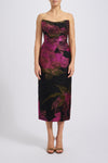 P737 - Fuchsia-Black, dress by color from Collection Evening by Amsale