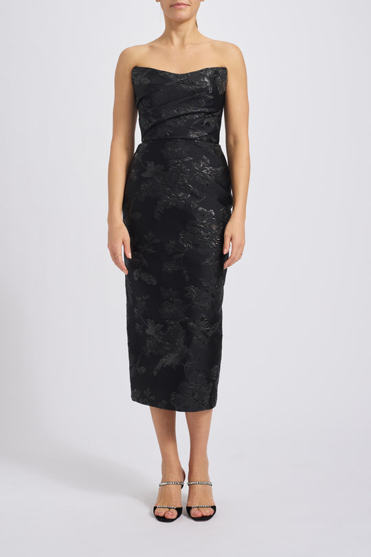 P738 - Black, $1,350, dress by color from Collection Evening by Amsale