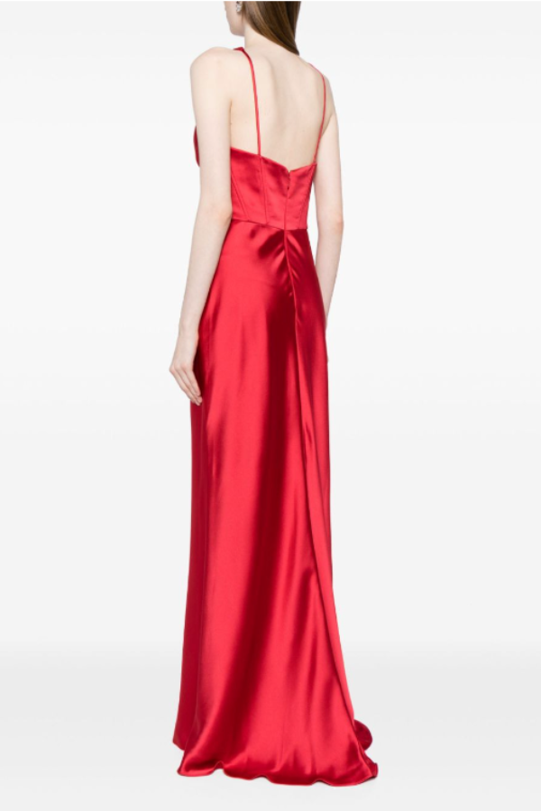 Fluid Satin Corset Gown, dress from Collection Evening by Amsale, Fabric: fluid-satin