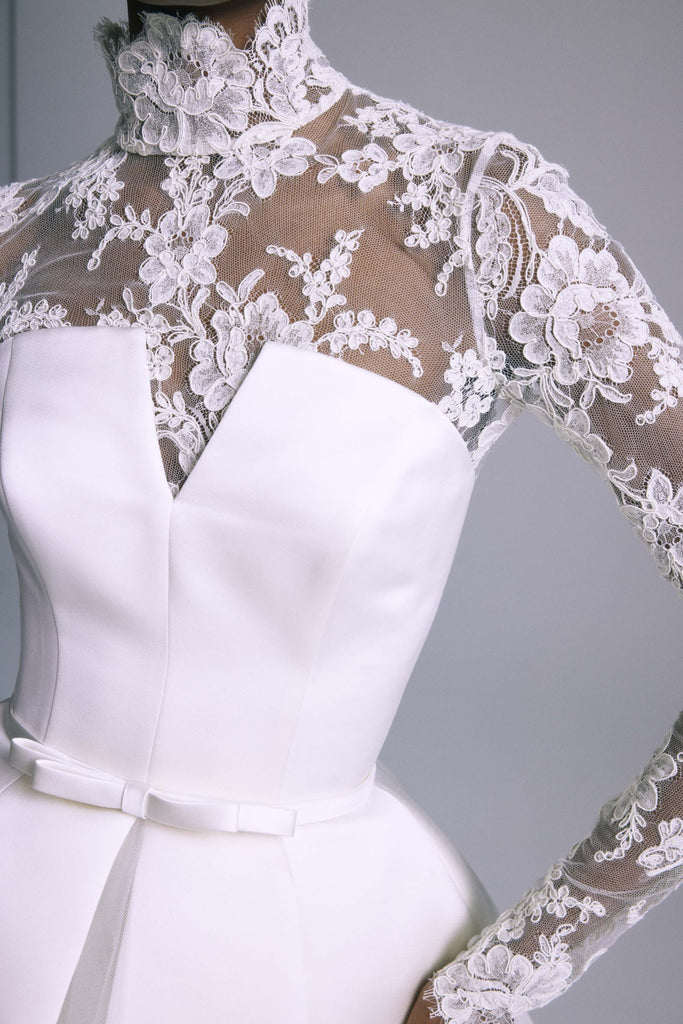 Product French Alençon Lace Topper Image