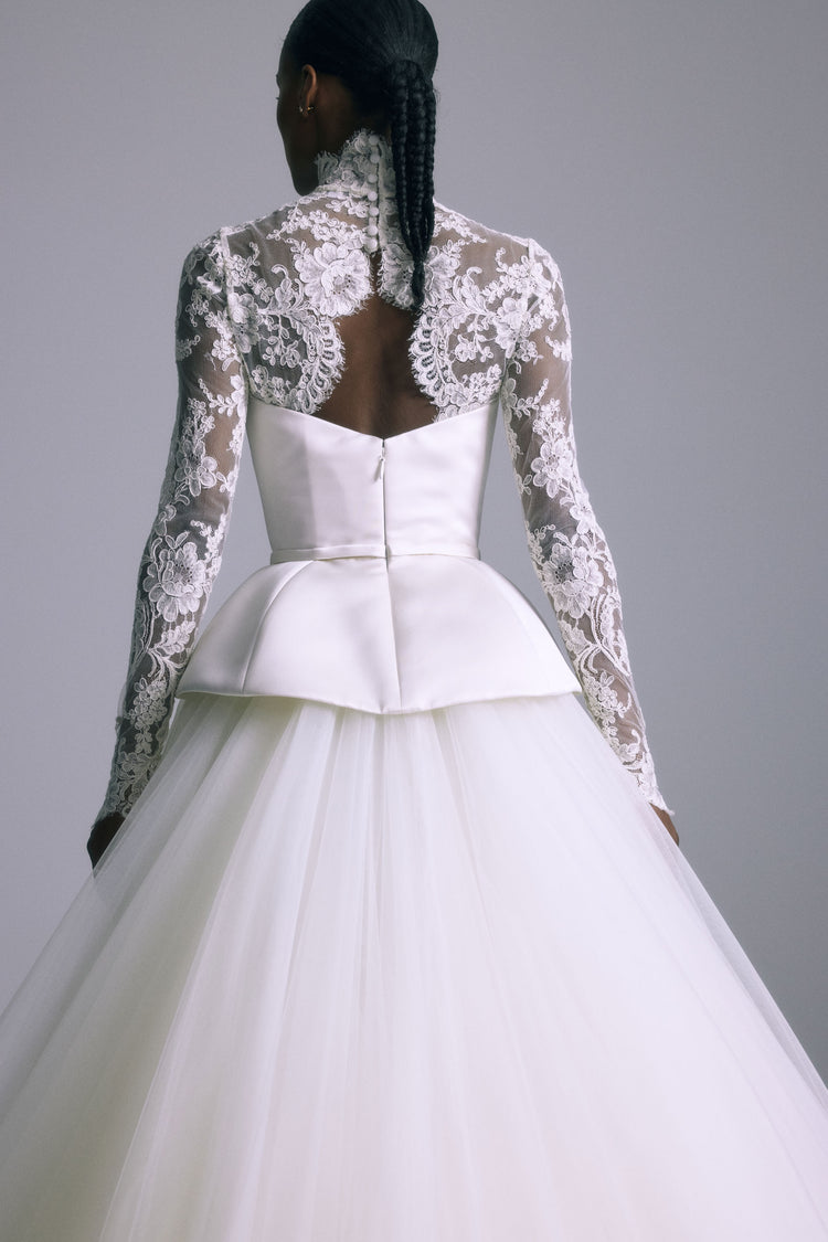 French Alençon Lace Topper – Amsale