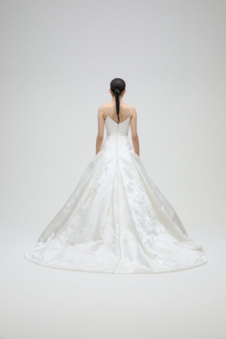 Petal, dress from Collection Bridal by Amsale, Fabric: duchess-satin