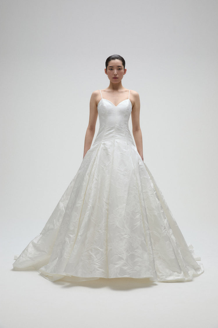 Petal, dress from Collection Bridal by Amsale, Fabric: duchess-satin