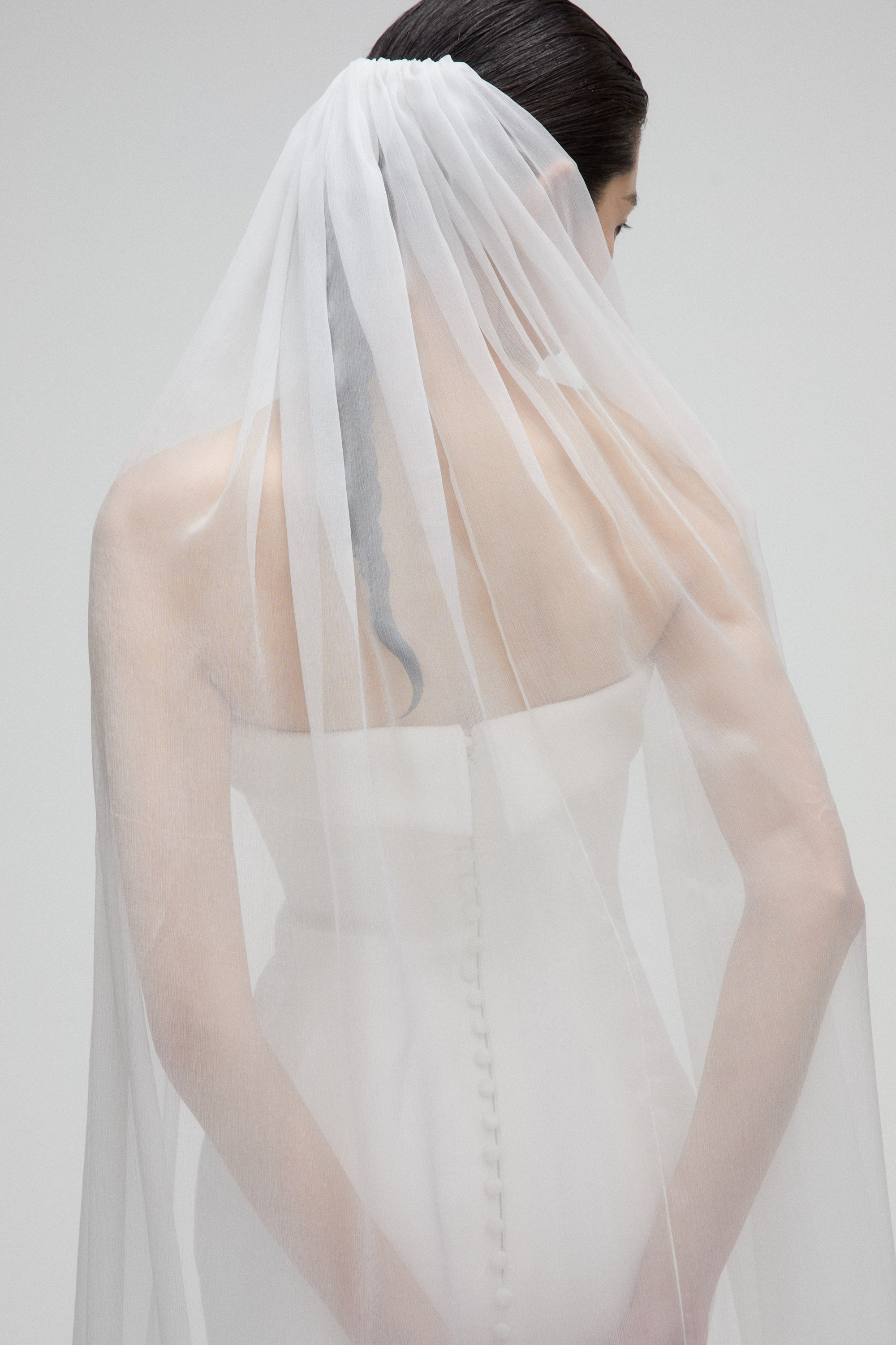 Silk Chiffon Veil – Amsale