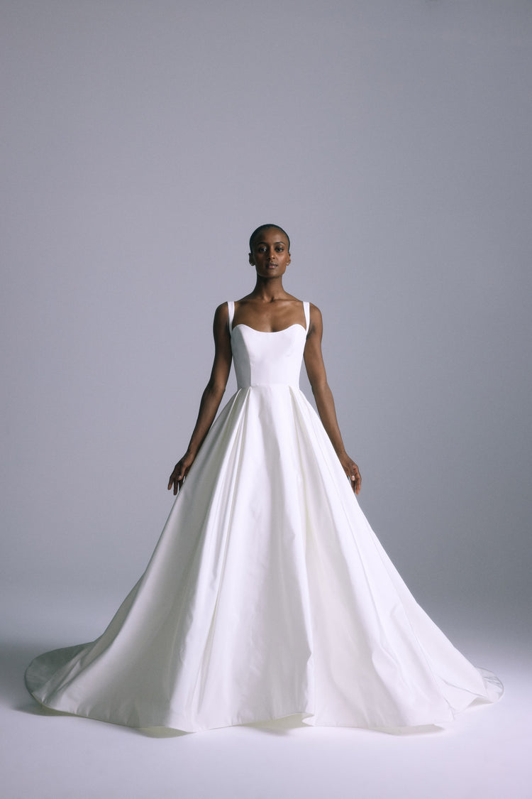 Waverly, dress from Collection Bridal by Amsale, Fabric: silk-faille