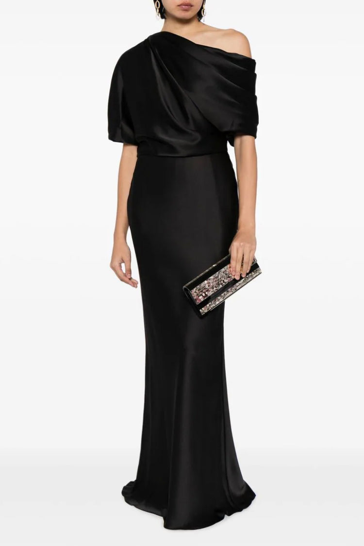 The Slouch Dress, dress from Collection Evening by Amsale, Fabric: fluid-satin