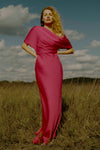 P821H - Magenta, dress by color from Collection Evening by Amsale