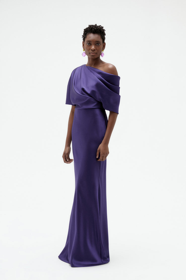 Image number 11: The Slouch Dress in Amethyst, side view