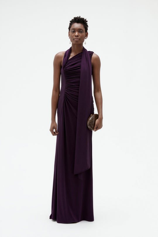 Scarf Jersey Gown - alternate view