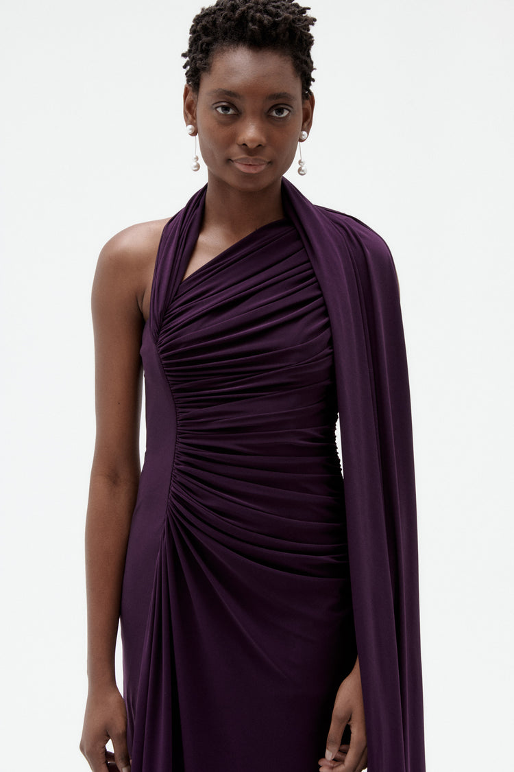 Image number 3: Scarf Jersey Gown, view 4