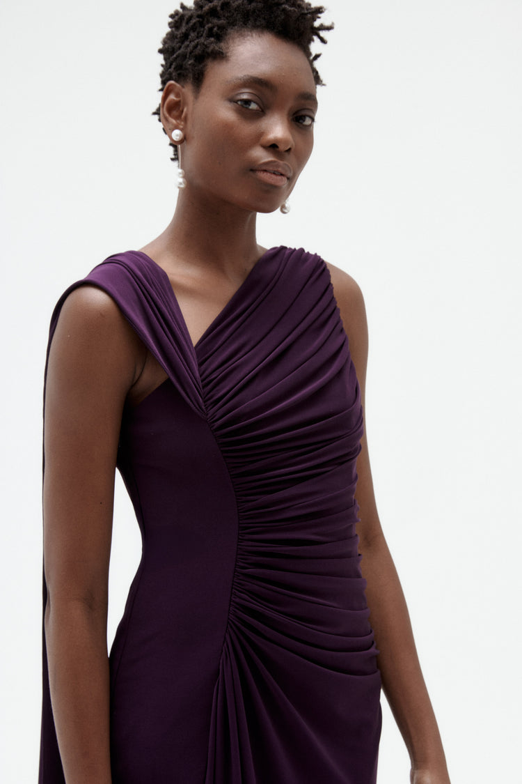 Image number 5: Scarf Jersey Gown, view 6