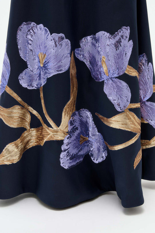 Sequin Tulip Mikado Ballgown - alternate view