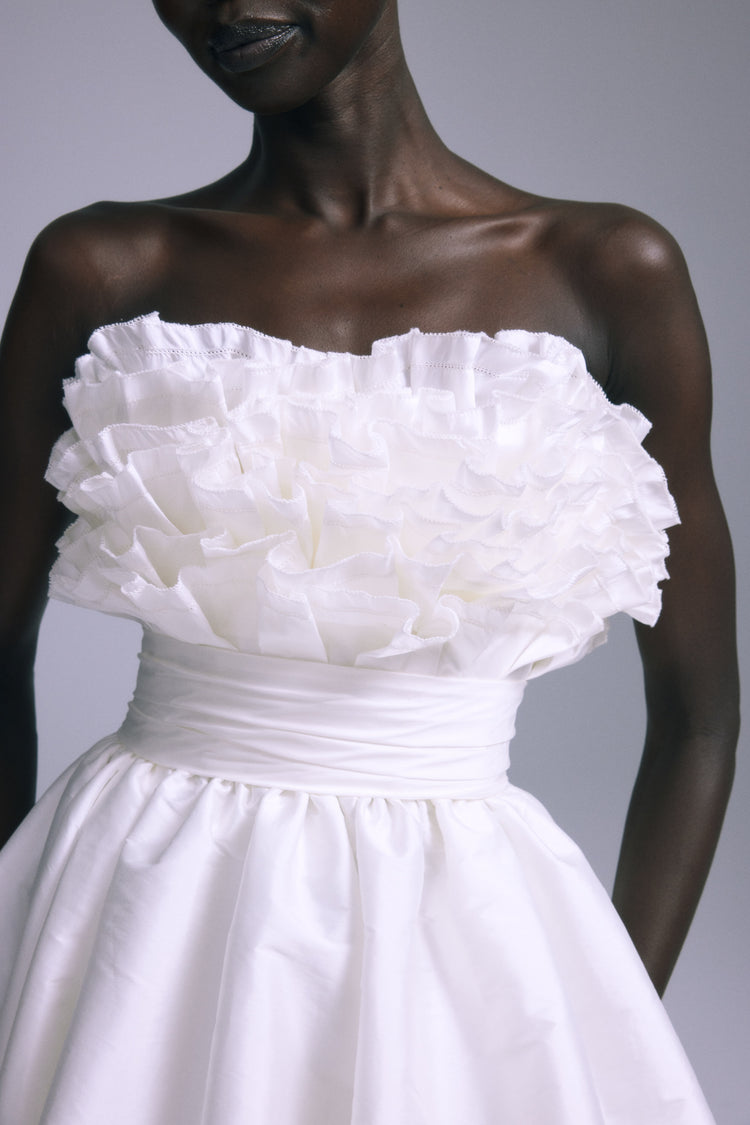 Mura, dress from Collection Bridal by Amsale, Fabric: taffeta