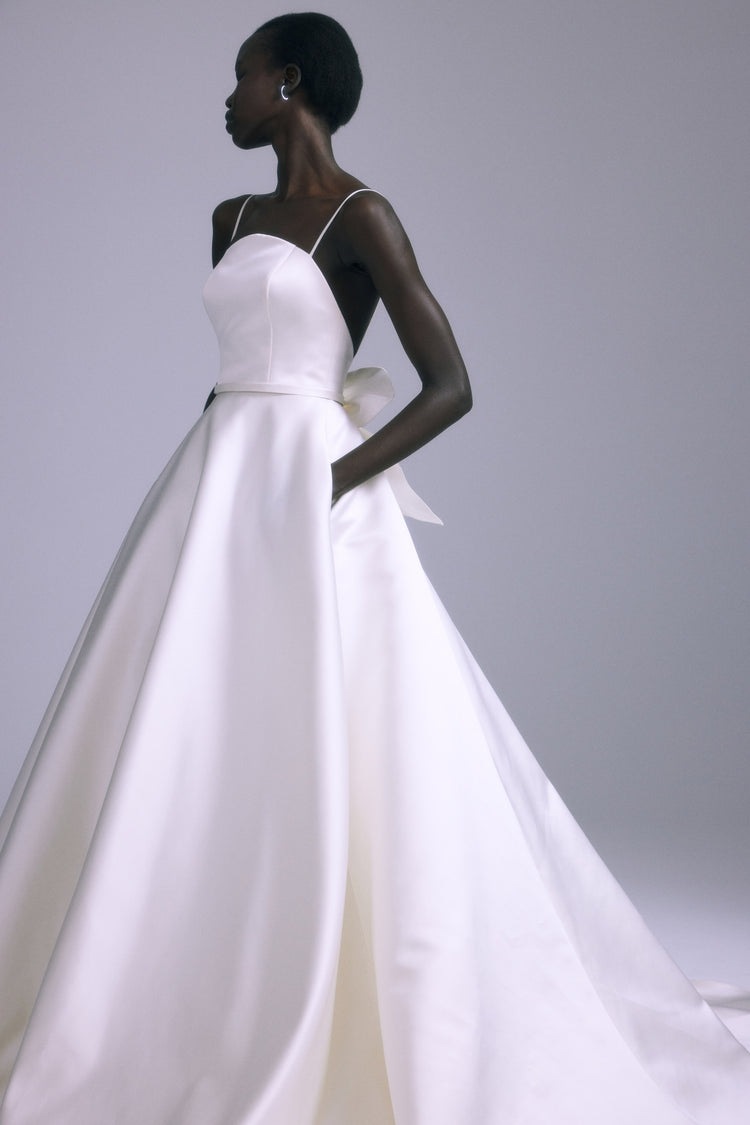 Rin, dress from Collection Bridal by Amsale, Fabric: satin